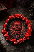 Skull Flame Gotik Küllük