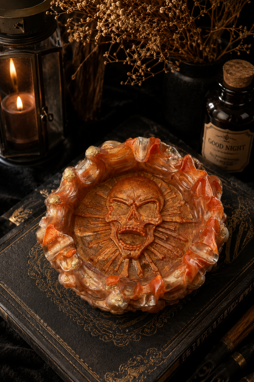 Skull Ember Epoksi Küllük