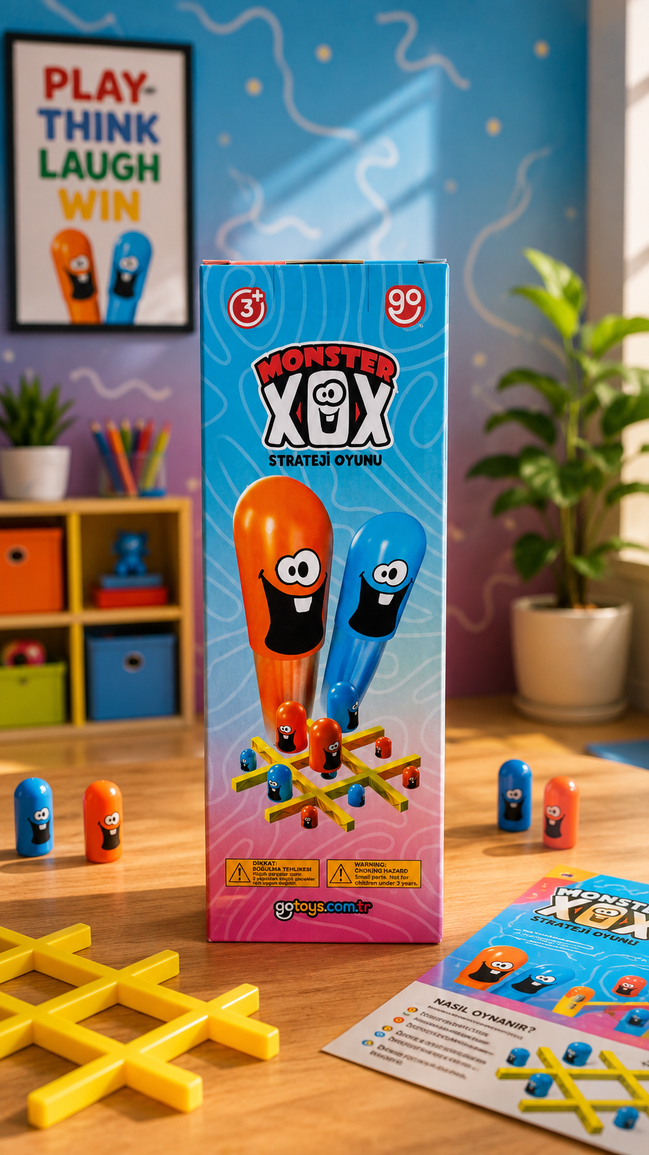 Monster XOX | 3D Strateji Masa Oyunu