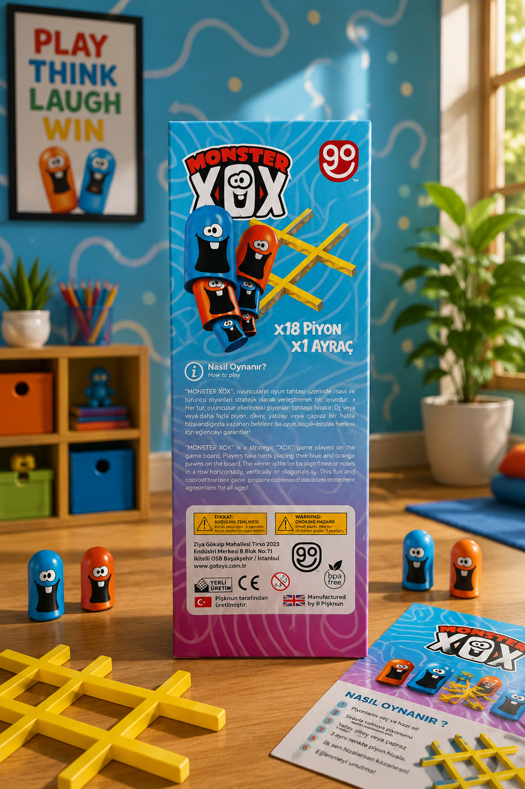 Monster XOX | 3D Strateji Masa Oyunu