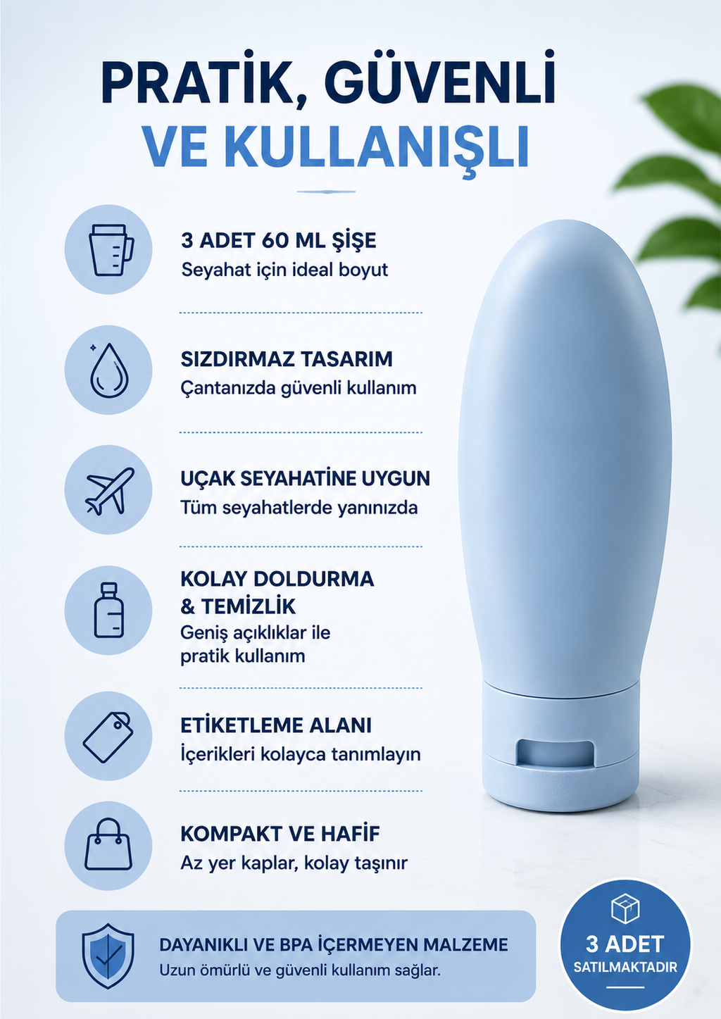 Seyahat Duş Seti
