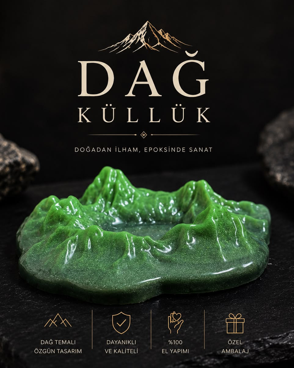 Dağ Tasarım Epoksi Küllük